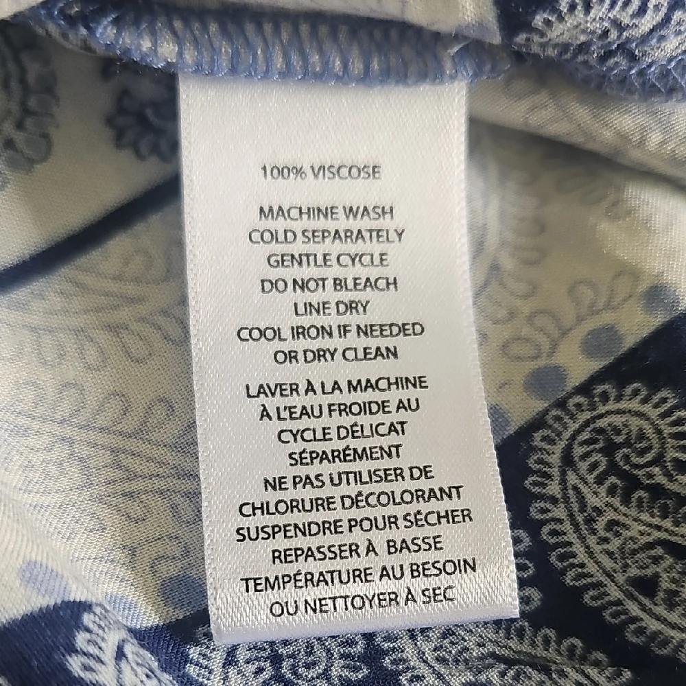 Beachlunchlounge Blue and White Patterned Maxi Dress - Picture 8 of 9
